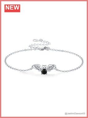925 Sterling Silver Cute Animal Chain Bracelet 7in with Extender